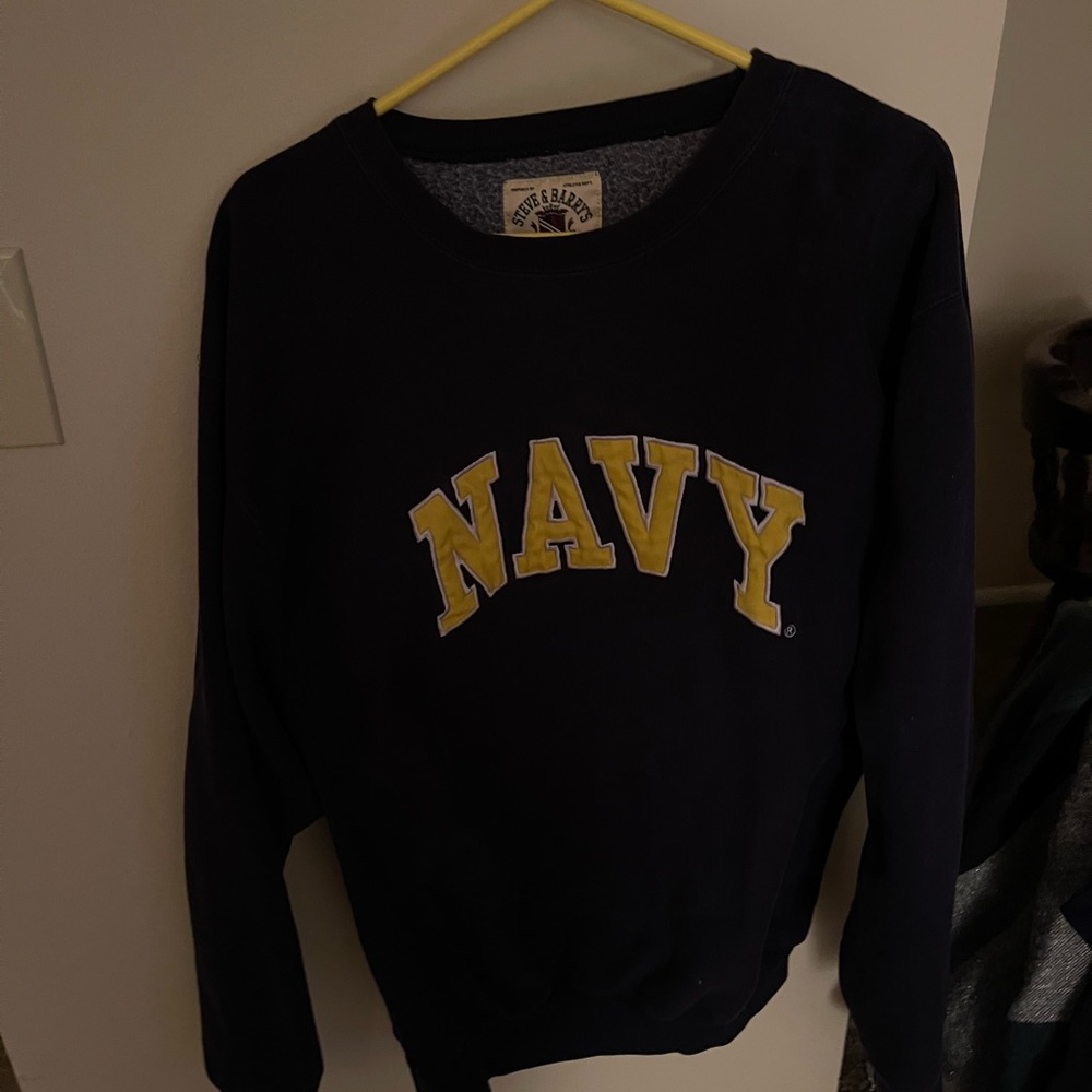 navy pullover